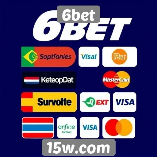 Opções de pagamento no site 6bet são variadas